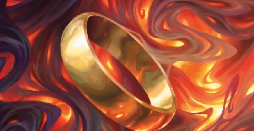 MTG, universes beyond in commander, commander, EDH, card artwork, the one ring