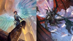 MTG, EDH, commander, card artwork, angels vs demons
