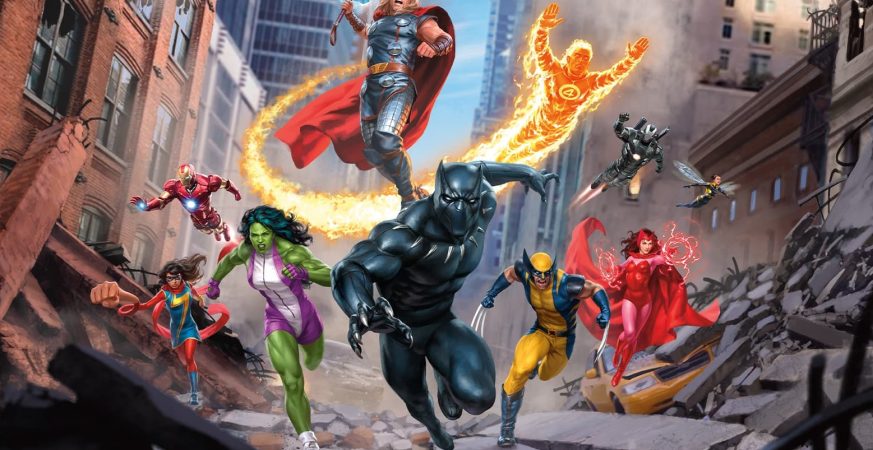 EDH, commander, magic, magic the gathering, decklists, marvel, marvel showcase, key art