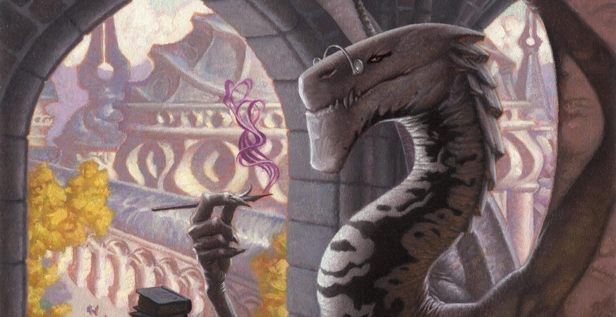 Founder Dragon, mtg, edh, commander, silverquill, strixhaven, card artwork