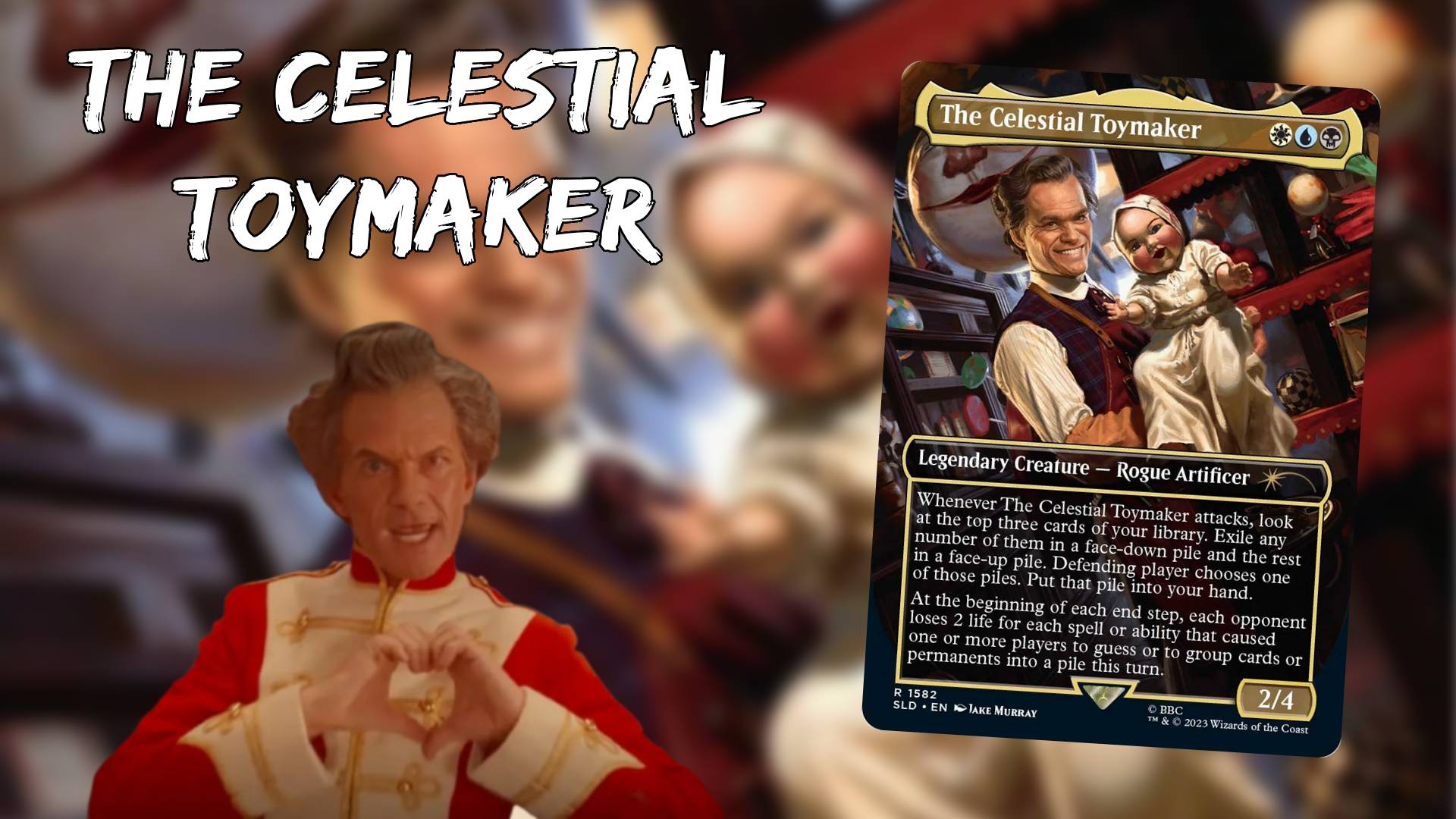 The Celestial Toymaker, MTG, EDH, Commander, Doctor Who, card artwork