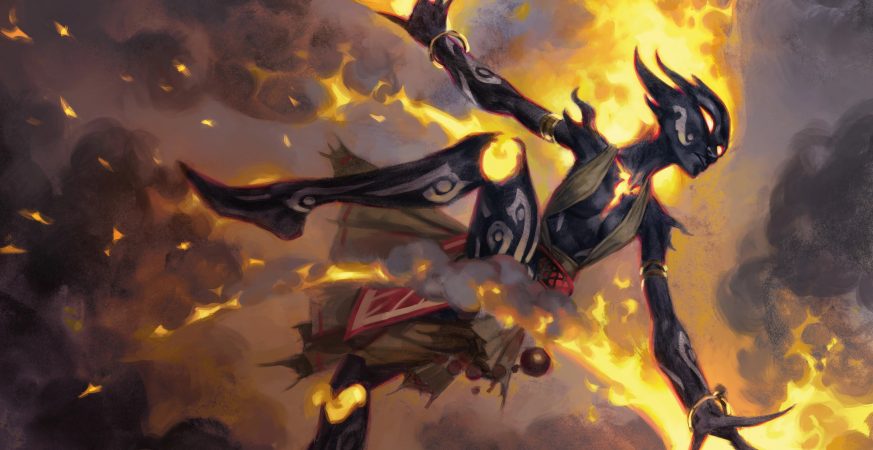 cEDH Ashling, card artwork, bracket 5, mono red
