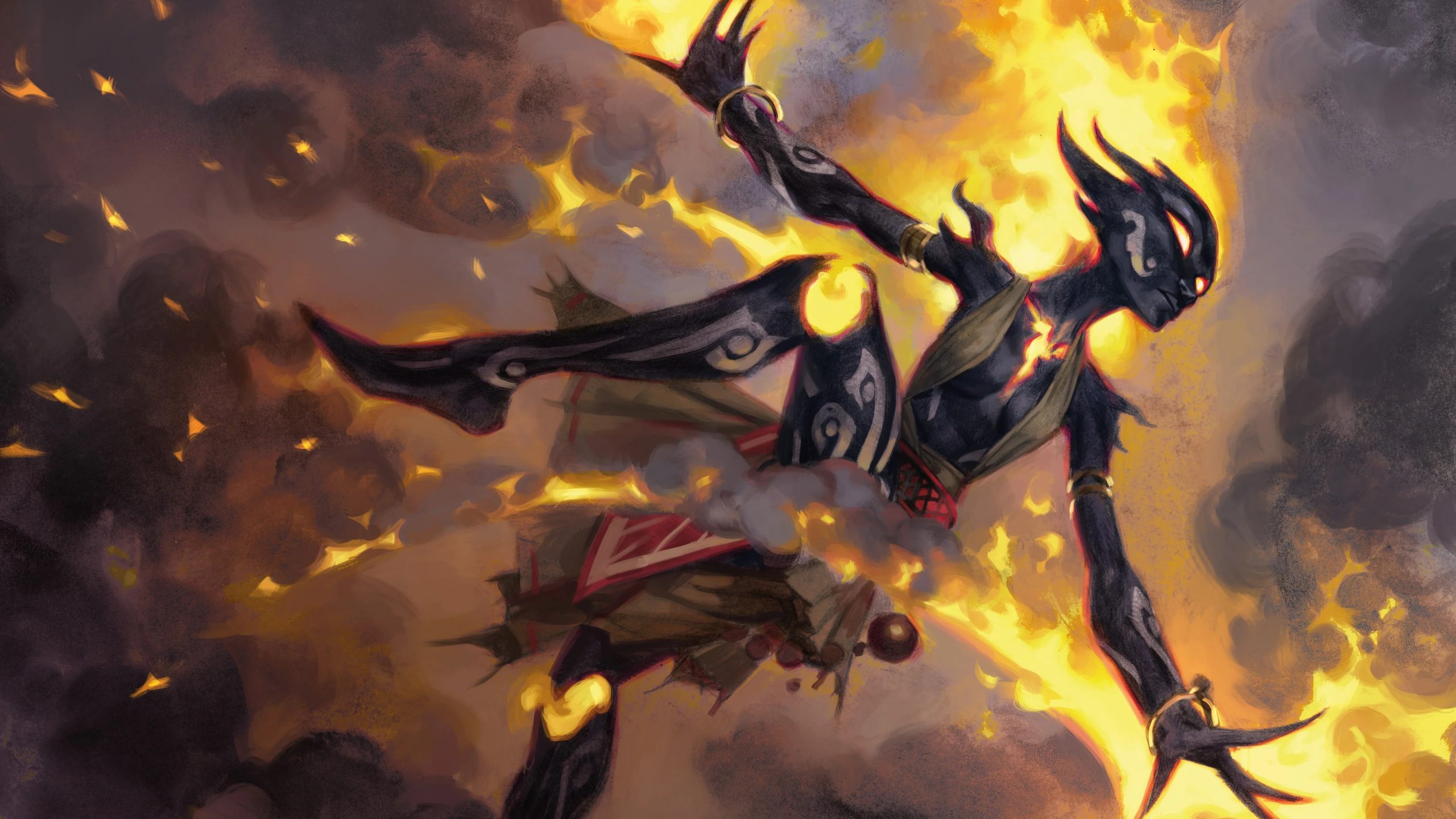 cEDH Ashling, card artwork, bracket 5, mono red
