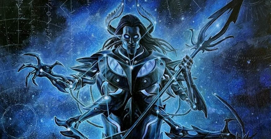 cEDH Heliod, card artwork, Heliod the Warped Eclipse, phyrexian, phyrexia, mtg, magic the gathering, commander