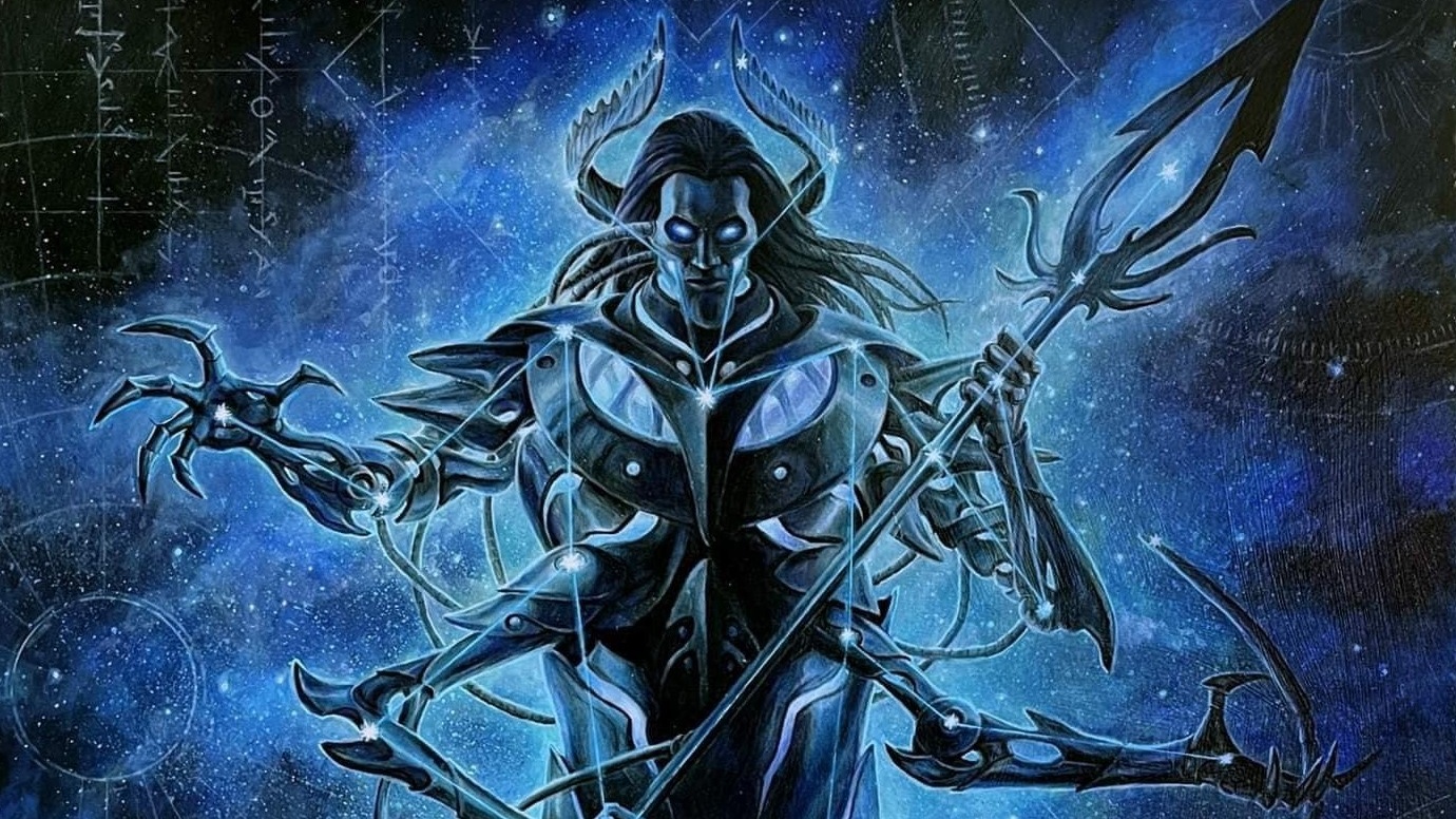 cEDH Heliod, card artwork, Heliod the Warped Eclipse, phyrexian, phyrexia, mtg, magic the gathering, commander